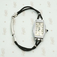 Wonderful White Gold Art Deco Benrus Watch