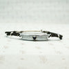 Wonderful White Gold Art Deco Benrus Watch. Side view.