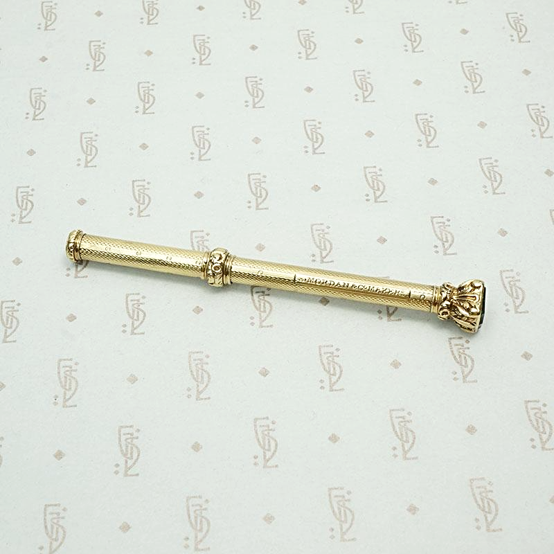 Sampson Mordan 18k Gold Pencil & Seal