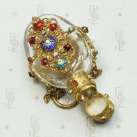 Exquisite Victorian Chatelaine Perfume Bottle