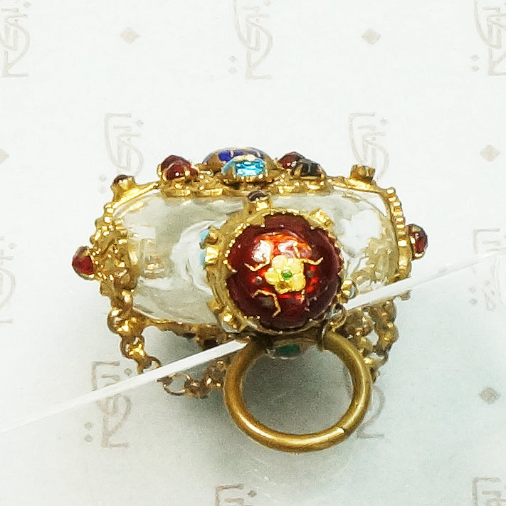 Exquisite Victorian Chatelaine Perfume Bottle