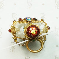 Exquisite Victorian Chatelaine Perfume Bottle