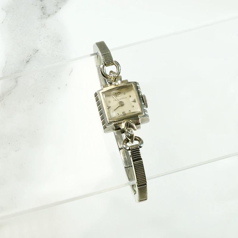 Ladies' White Gold & Diamond Longines Watch