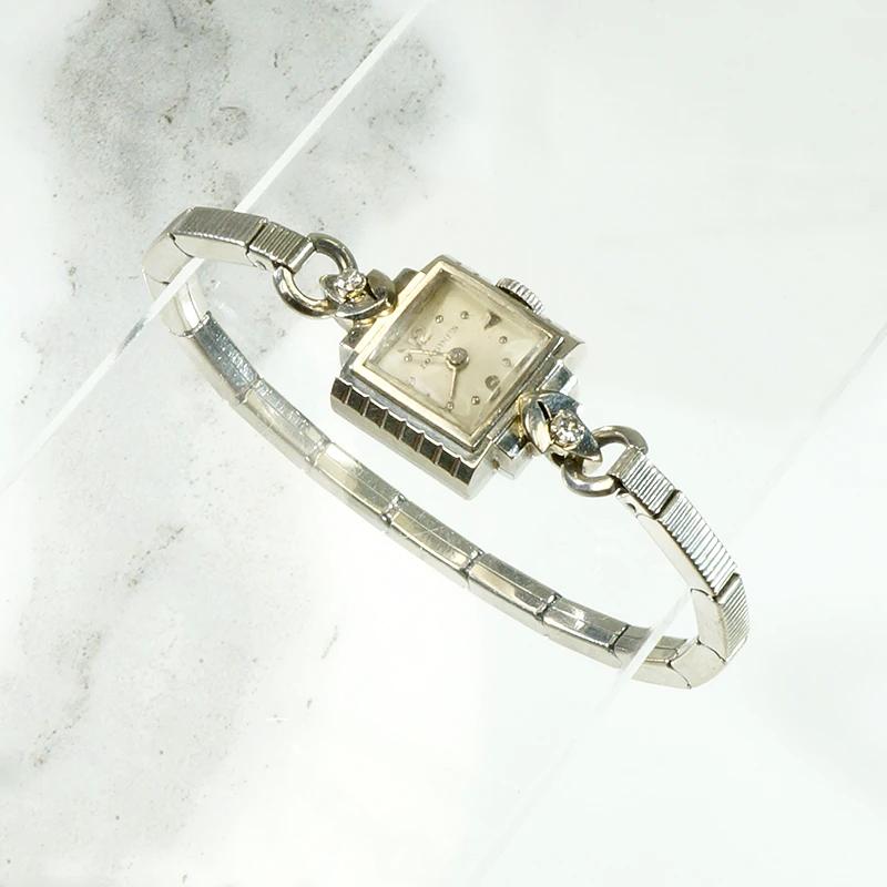Ladies' White Gold & Diamond Longines Watch