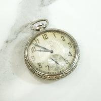 Handsome Deco Styled Elgin Pocket Watch