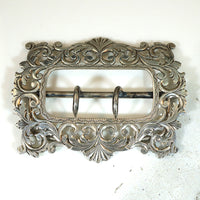Hand Engraved Sterling Acanthus Leaf Buckle