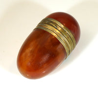 Egg Shaped Hinged Thimble Box