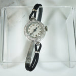 Ladies' Diamond & Platinum Watch with Deco Detail