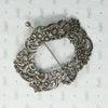 Romantic Georgian Silver Cloak Pin