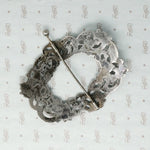 Romantic Georgian Silver Cloak Pin
