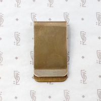 Brass & Silver Vintage Kokopelli Money Clip