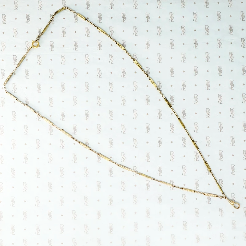 gold filled vintage chain with swivel hook