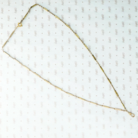 gold filled vintage chain with swivel hook
