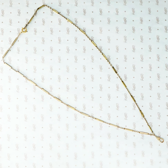 gold filled vintage chain with swivel hook