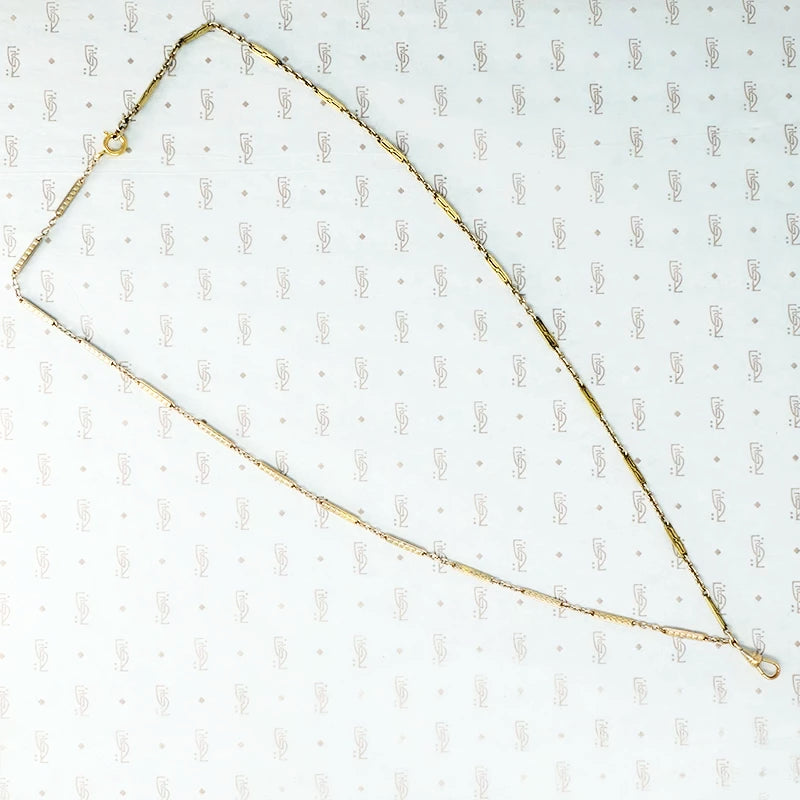 gold filled vintage chain with swivel hook