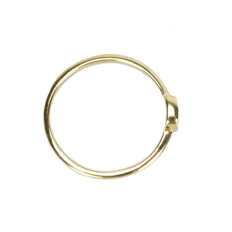 Vintage Table cut Diamond Ring in Yellow Gold