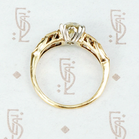 Big and Beautiful 1.27 Carat Old Euro Engagement ring