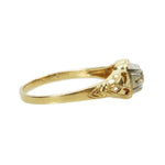 Vintage Yellow Gold Diamond Set Engagement Ring