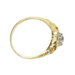 Vintage Yellow Gold Diamond Set Engagement Ring