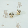 OEC 14k Yellow Gold Studs