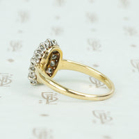 oval yellow sapphire in oec diamond halo ring side