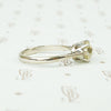 Stunning 1920's Yellow Diamond Solitaire