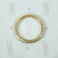 Gold Channel Set Diamond Eternity Band