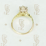 1.32 Carat Vintage Diamond Yellow Gold Solitaire