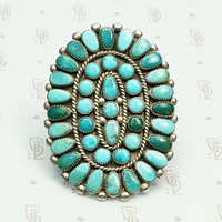 Incredible Huge Zuni Turquoise Ring