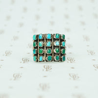 vintage silver Zuni petit point ring