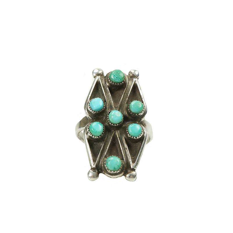Vintage Native American Silver Butterfly Ring